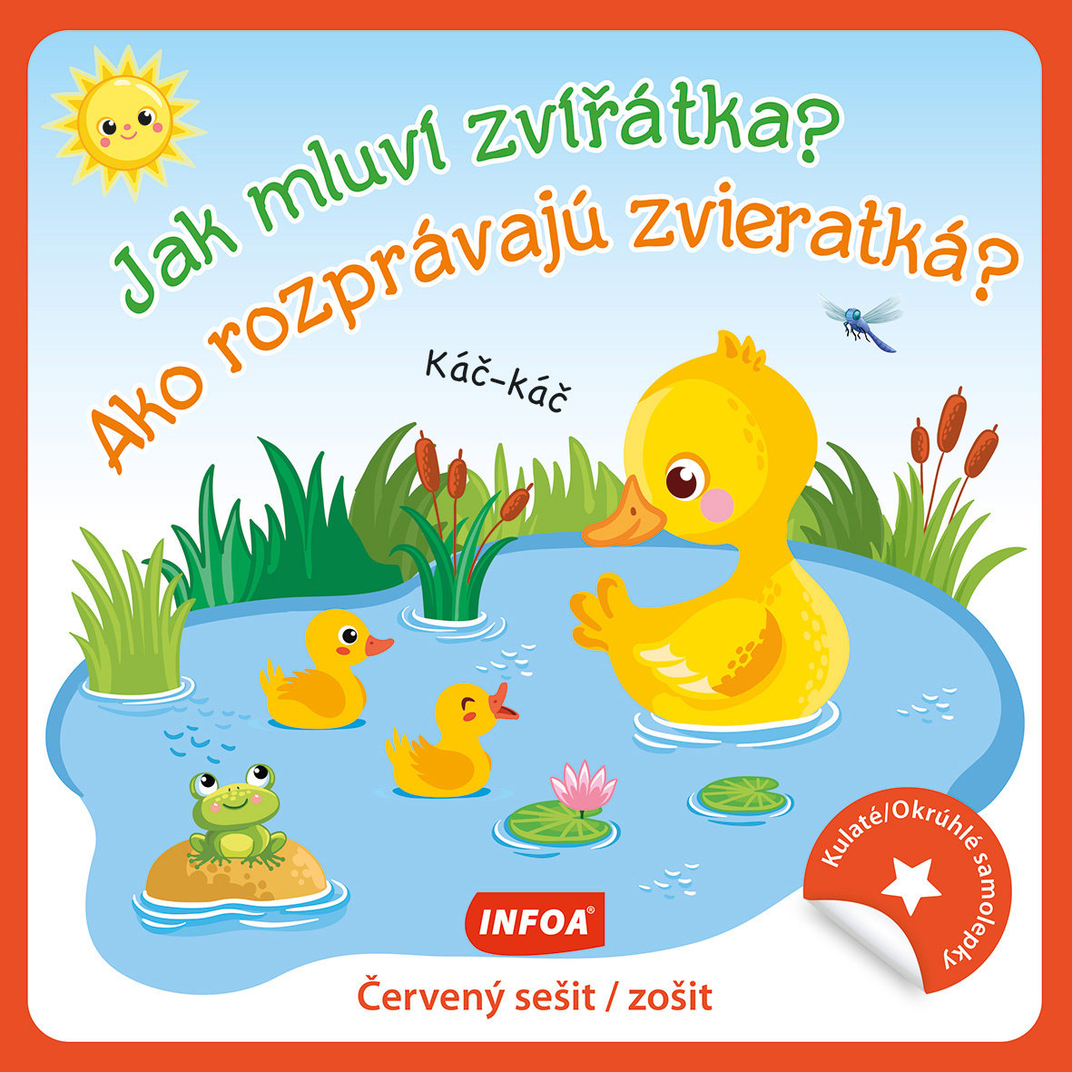 Jak mluví zvířátka?/Ako rozprávajú zvieratká?: červený sešit/zošit