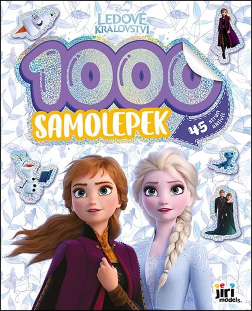 1000 samolepek s aktivitami Ledové království