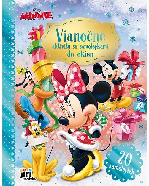 Vianočné aktivity so samolepkami do okien Minnie