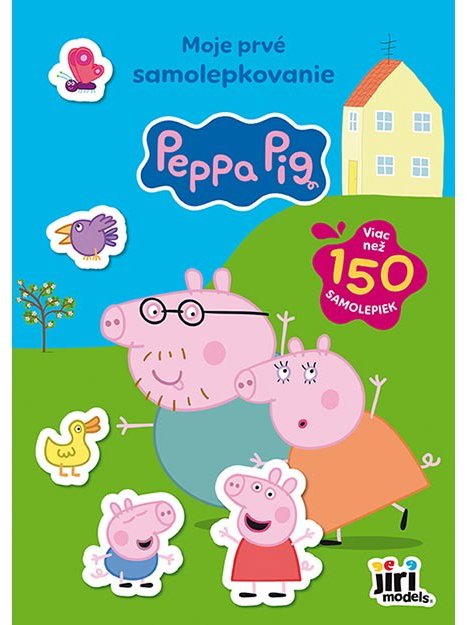 Moje prvé samolepkovanie Prasiatko Peppa