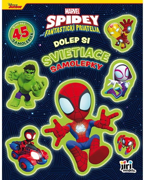 Dolep si svietiace samolepky Spidey