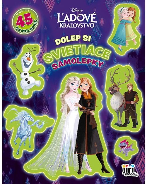 Dolep si svietiace samolepky Ľadové kráľovstvo