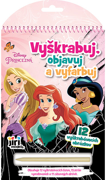 Vyškrabuj, objavuj, vyfarbuj Princezné