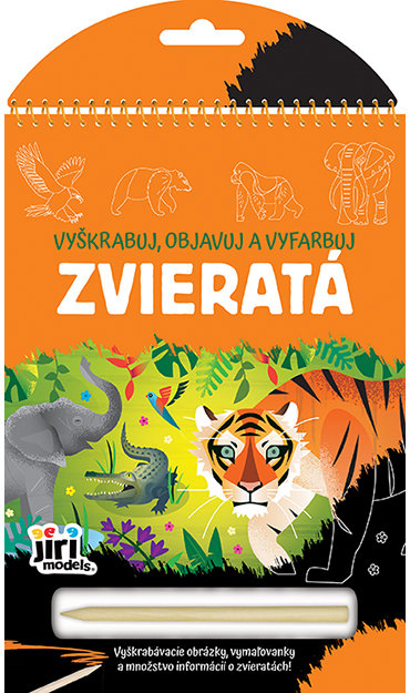 Vyškrabuj, objavuj, vyfarbuj Zvieratá