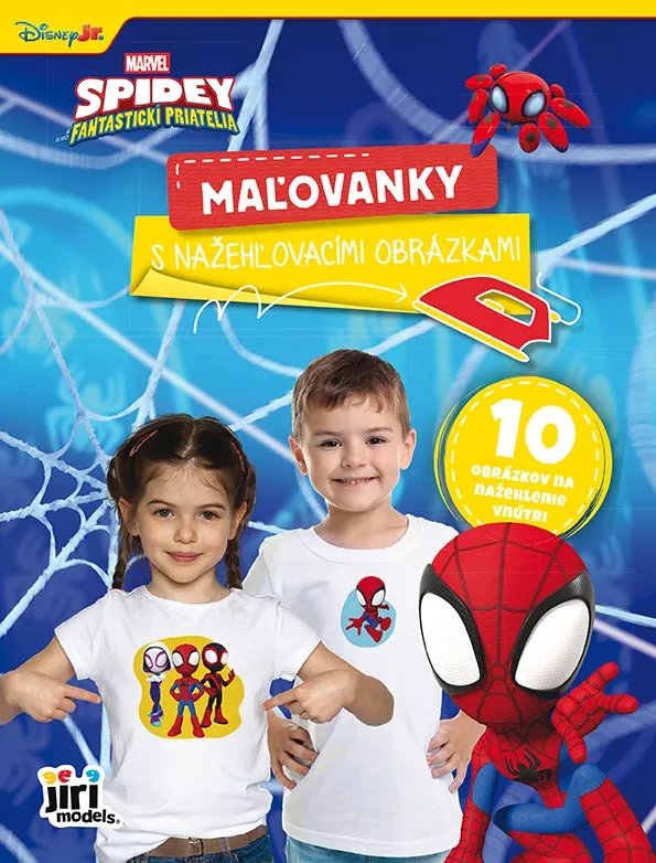 Maľovanky s nažehľovacími obrázkami Spidey