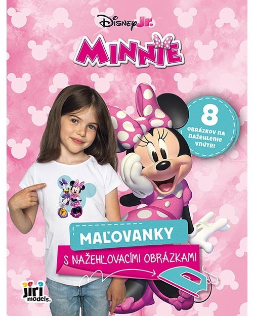 Maľovanky s nažehľovacími obrázkami Minnie