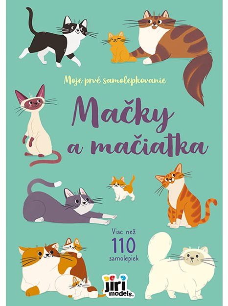 Moje prvé samolepkovanie Mačky a mačiatka