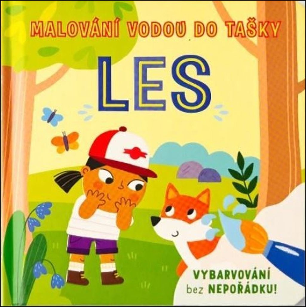 Malování vodou do tašky Les: Vybarvování bez nepořádku!