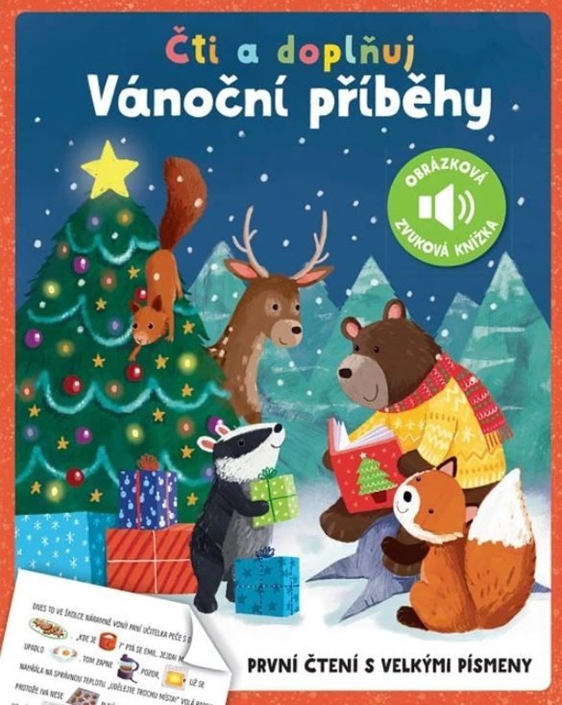 Vánoční příběhy: Čti a doplňuj, První čtení s velkými písmeny