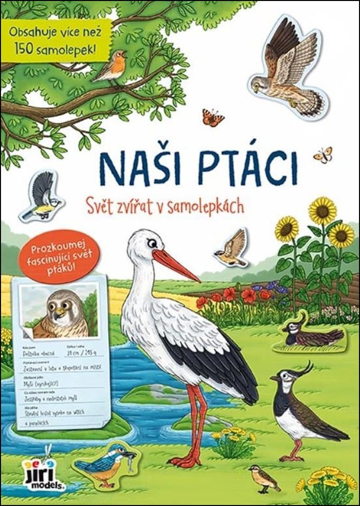 Svět zvířat v samolepkách Naši ptáci