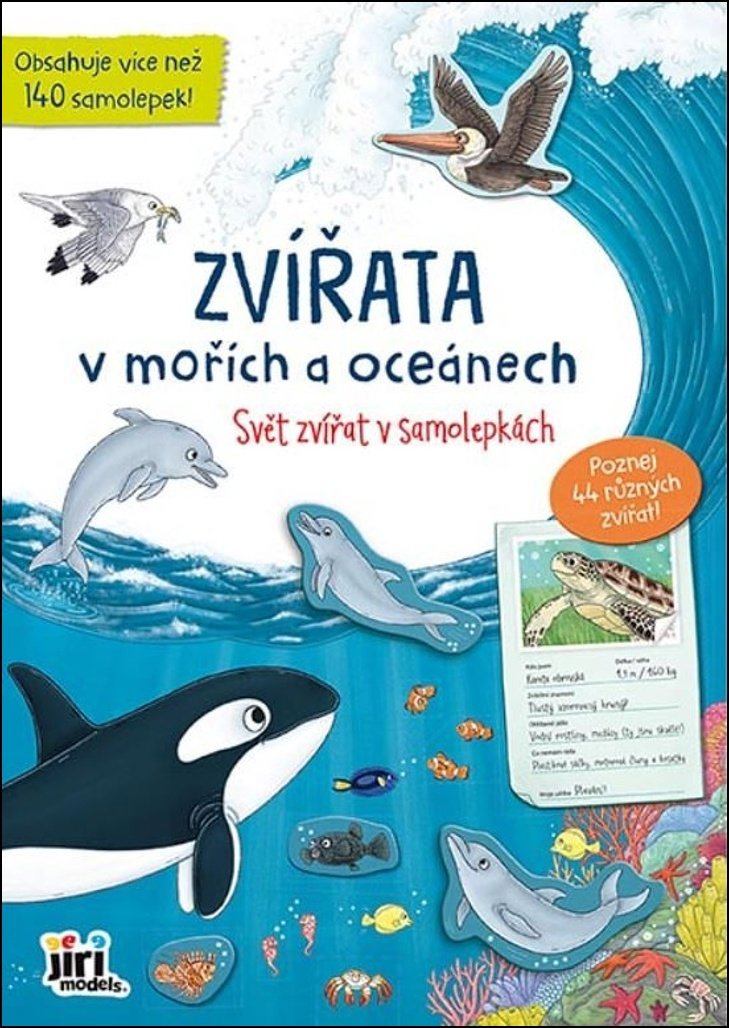 Svět zvířat v samolepkách Zvířata v moři a oceánu