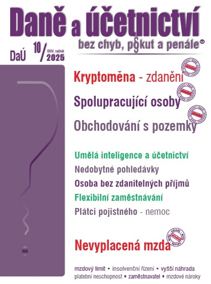 Daně a účetnictví bez chyb, pokut a penále 10/2025