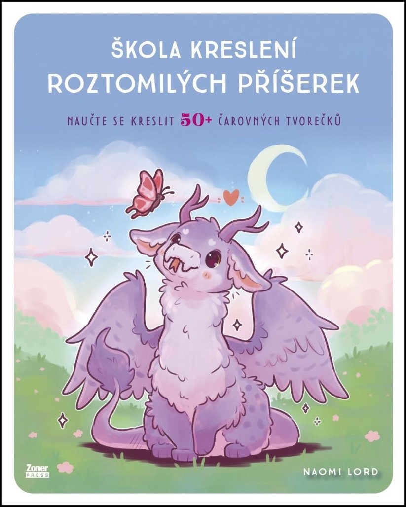 Škola kreslení roztomilých příšerek: Naučte se kreslit 50+ čarovných tvorečků