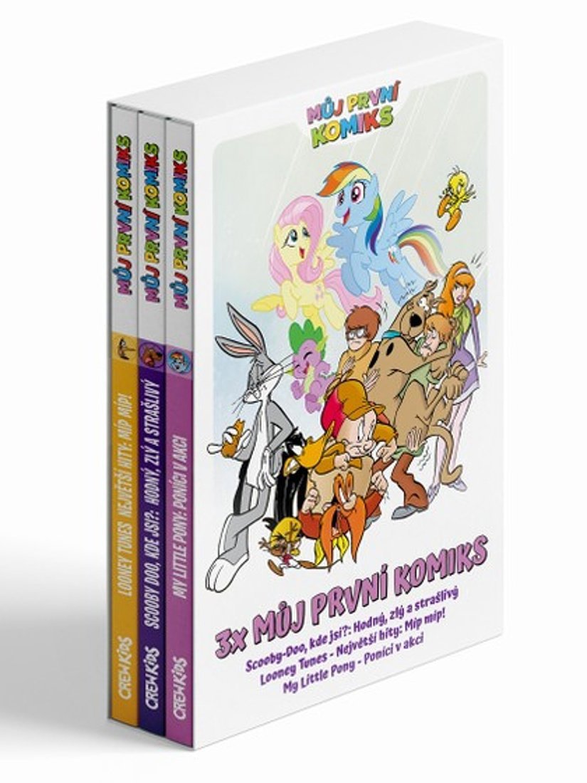 3x Můj první komiks Zábavní hrdinové: Scooby-Doo, Looney Tunes, My Little Pony