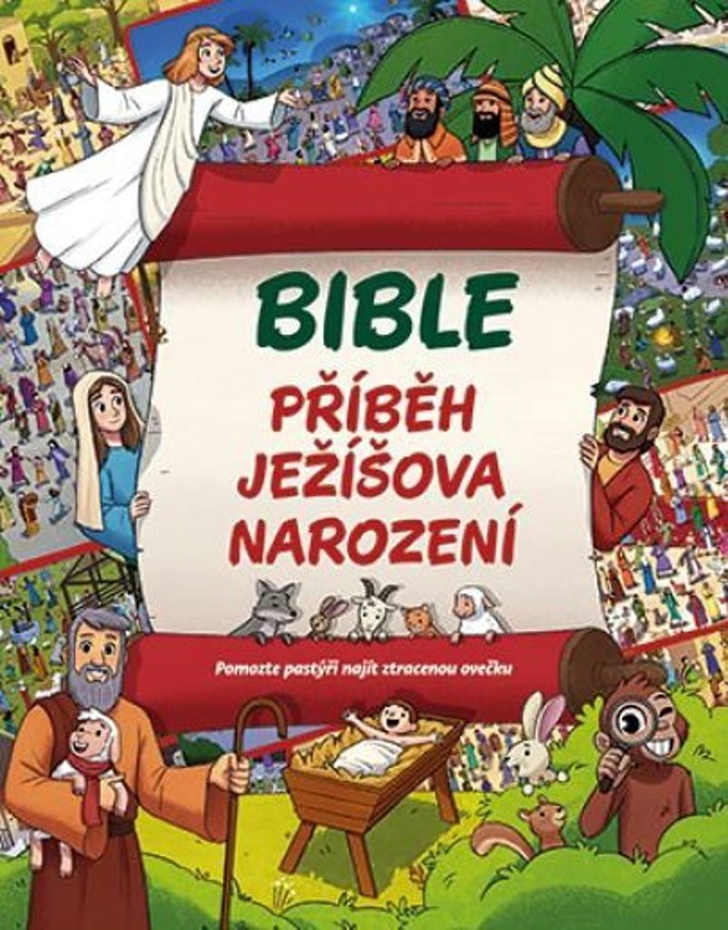 Bible Příběh Ježíšova narození: Pomozte pastýři najít ztracenou ovečku