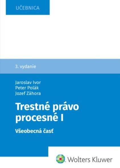 Trestné právo procesné I