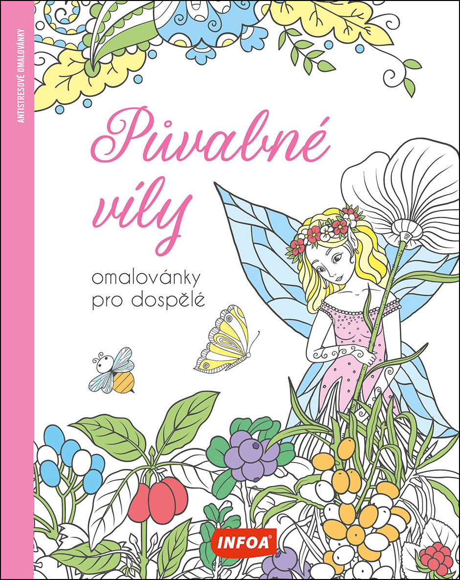 Půvabné víly Omalovánky pro dospělé