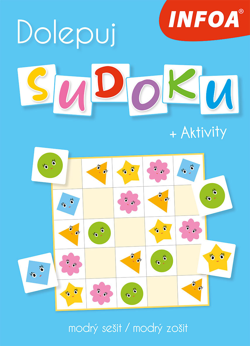 Dolepuj sudoku + Aktivity: modrý sešit/modrý zožit
