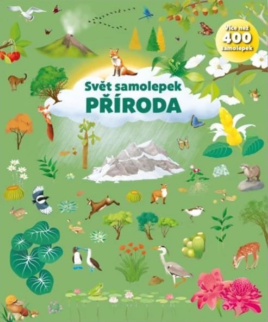 Svět samolepek Příroda: Více než 400 samolepek