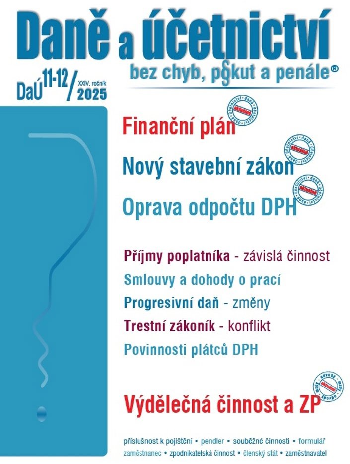 Daně a účetnictví bez chyb, pokut a penále 11-12/2025