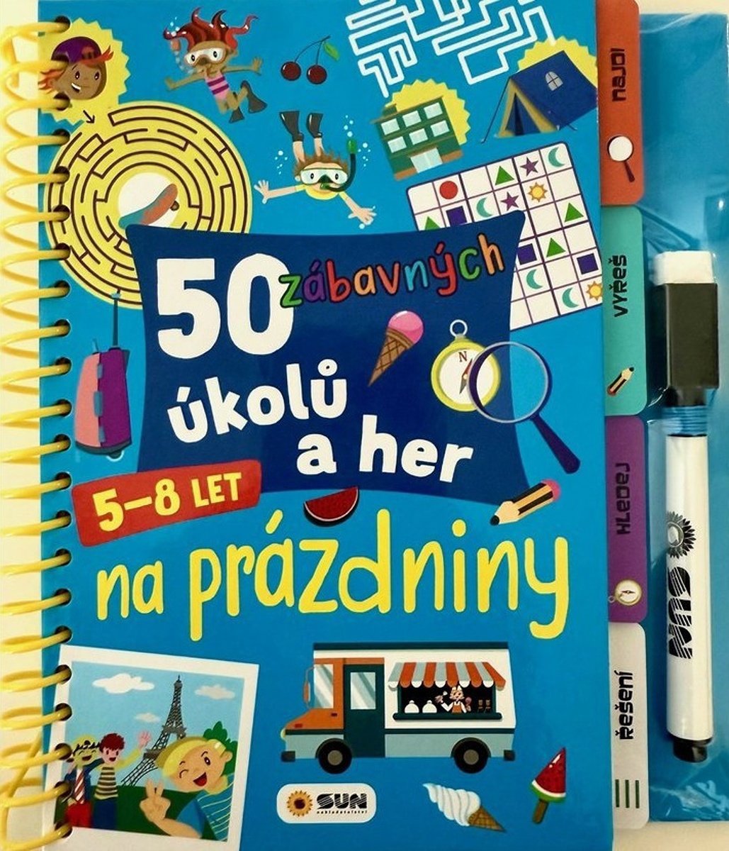 50 zábavných úkolů a her na prázdniny: 5-8 let