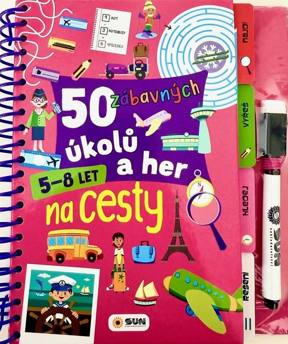 50 zábavných úkolů a her na cesty: 5-8 let