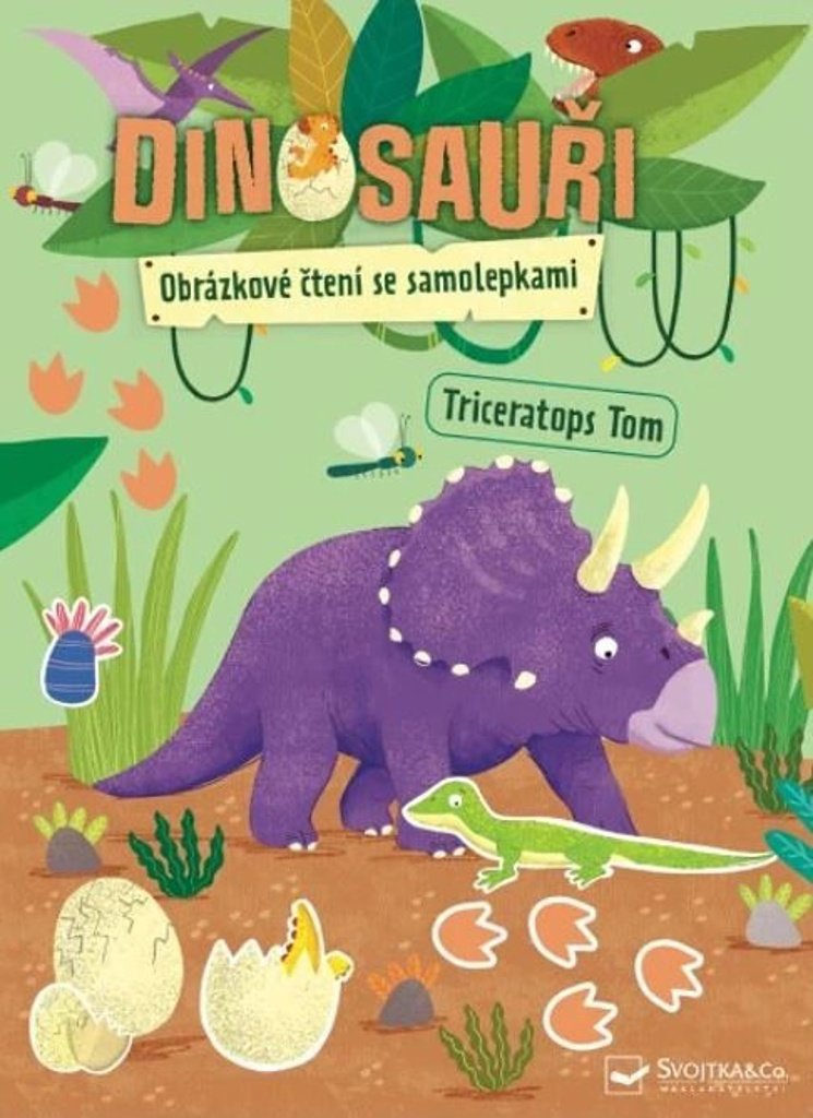Dinosauři: Obrázkové čtení se samolepkami
