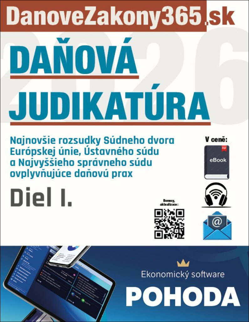 Daňová judikatúra: Diel I.