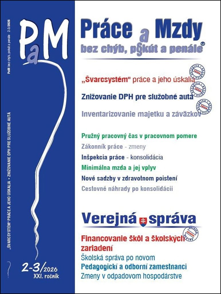 PAM Zmeny v pracovnej oblasti po konsolidácii: Švarcsystém, Cestovné náhrady, Nelegálne zamestnávani