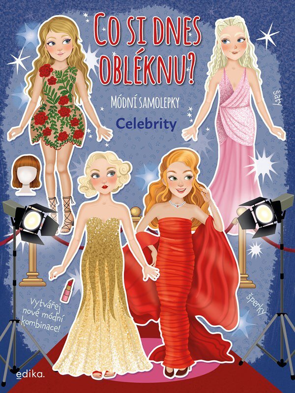 Co si dnes obléknu? Celebrity: Sešit se samolepkami