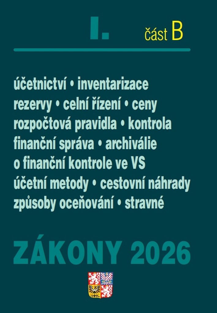 Zákony I B/2026 – Účetní zákony