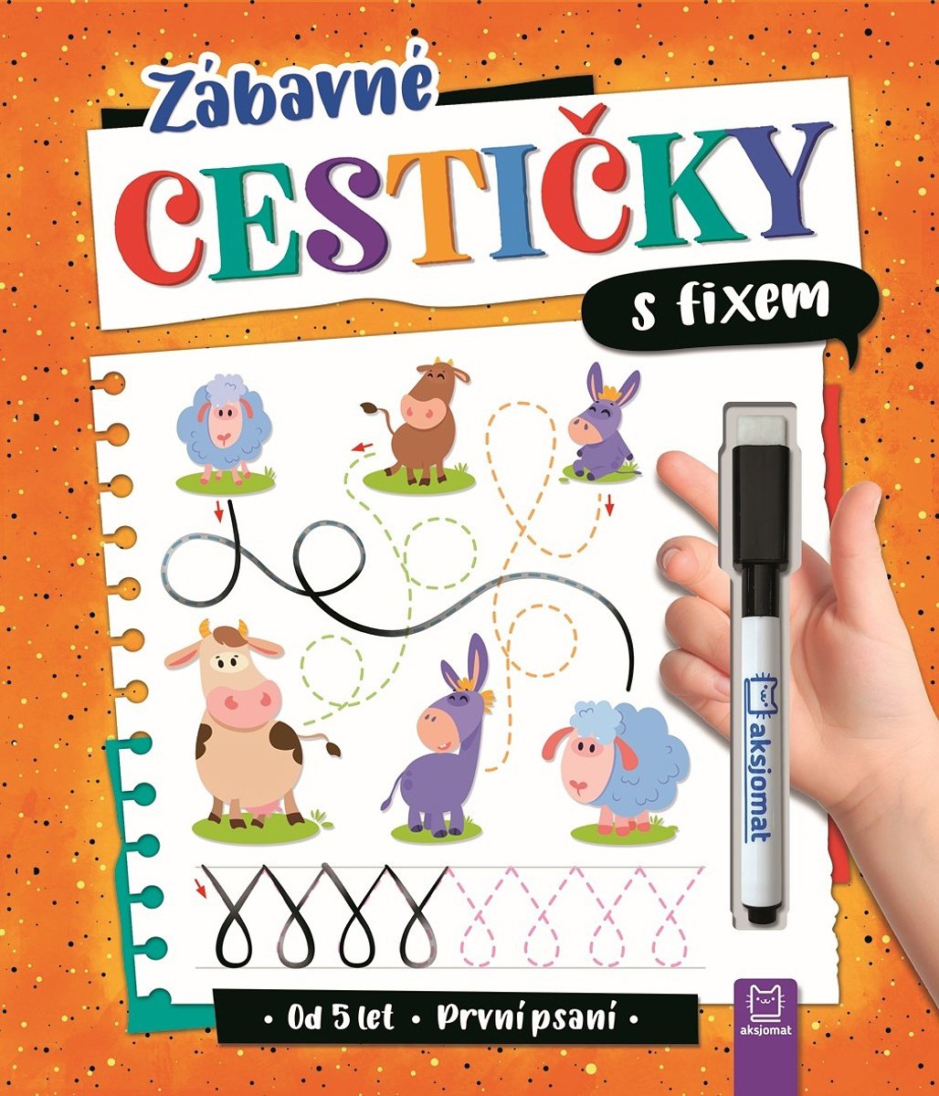 Zábavné cestičky s fixem První psaní: od 5 let