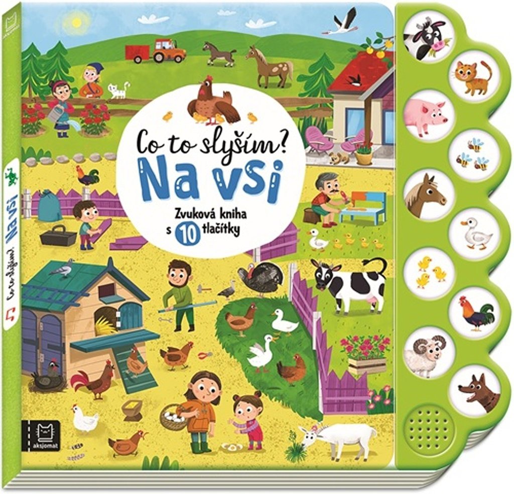 Co to slyším? Na vsi: Zvuková kniha s 10 tlačítky