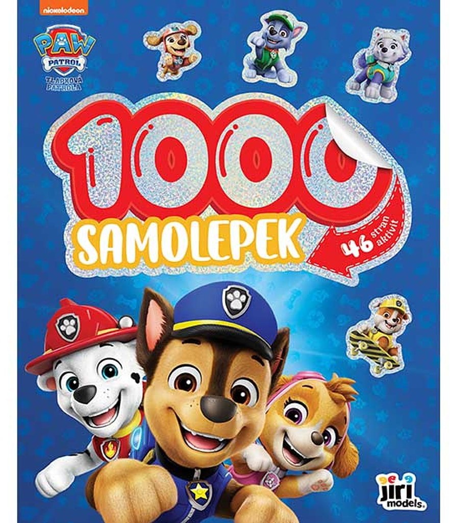 1000 samolepek s aktivitami Tlapková patrola