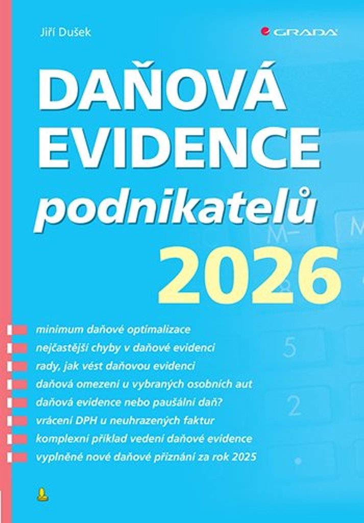 Daňová evidence podnikatelů 2026