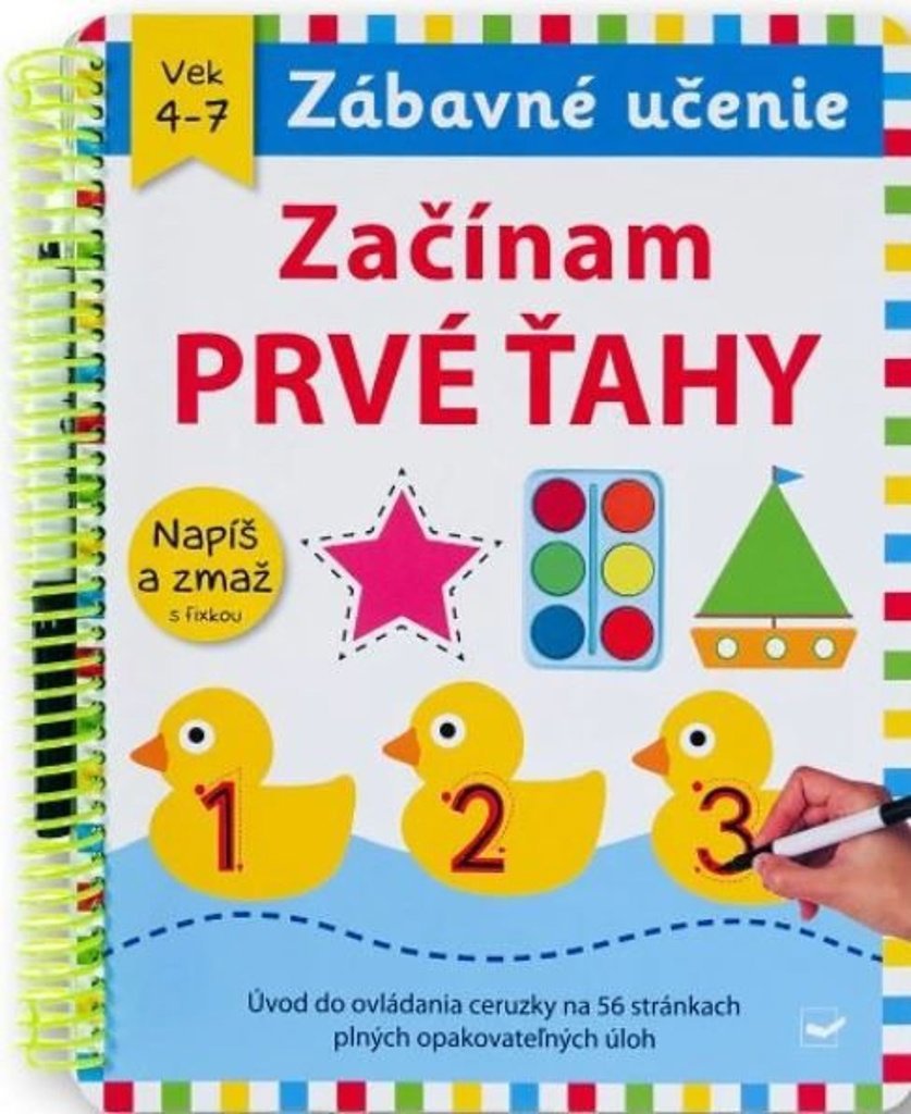 Začínam prvé ťahy: Napíš a zmaž s fixkou
