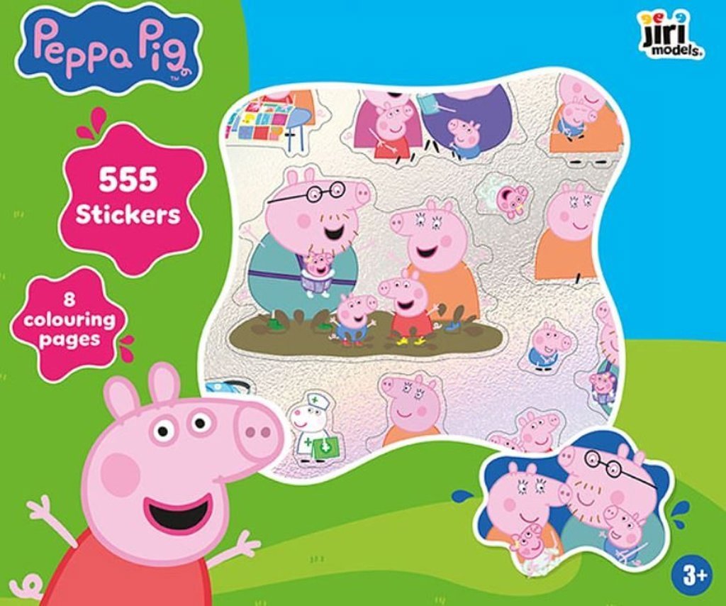 555 samolepek Prasátko Peppa