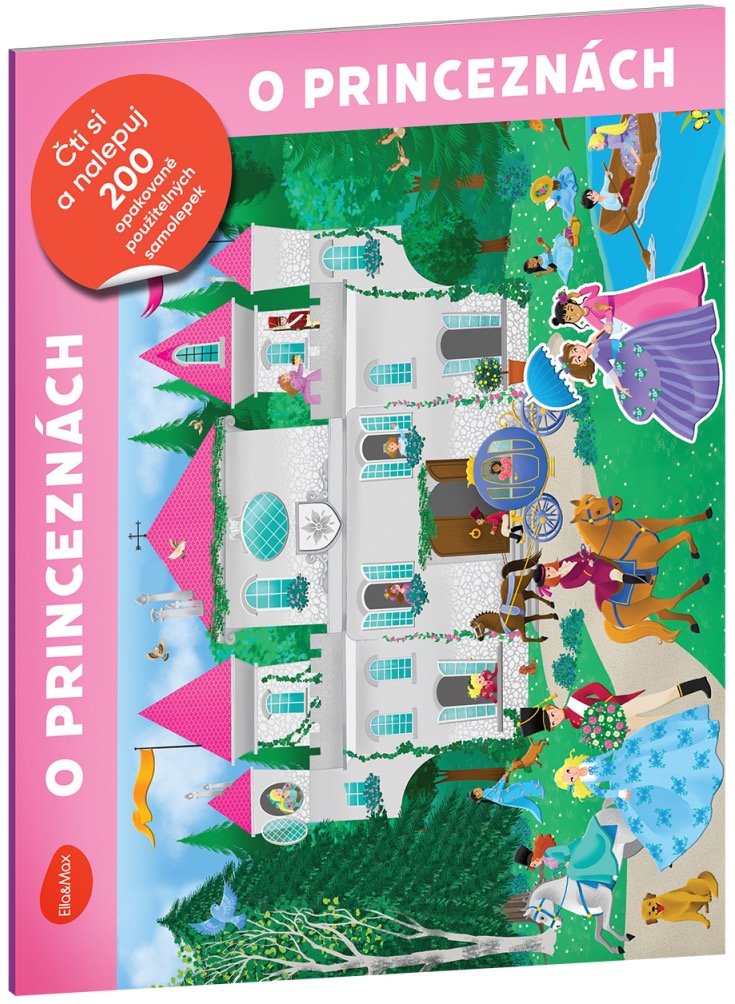 Čti a nalepuj O princeznách
