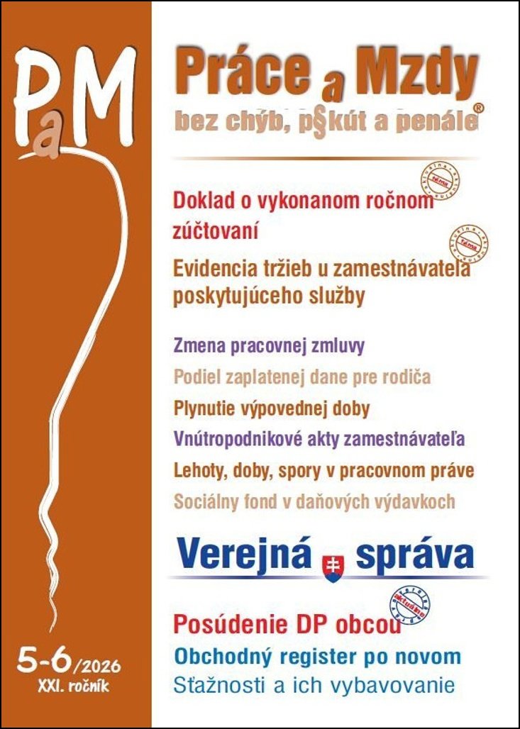 Práce a mzdy Stravovanie u zamestnávateľa a stravovanie podnikateľa: Doklad o ročnom zúčtovaní