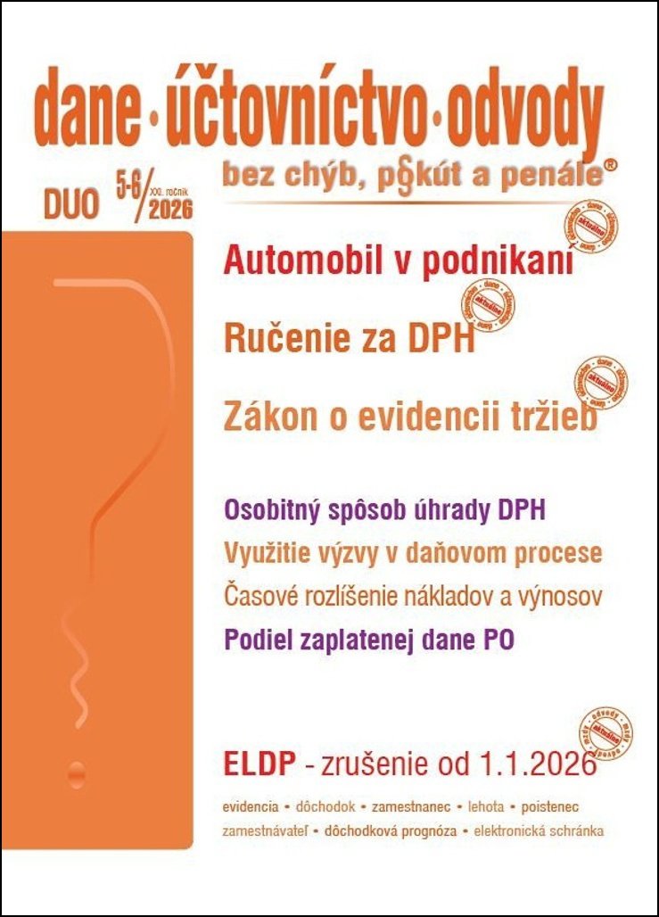 Dane, účtovníctvo, odvody bez chýb, pokút a penále: Automobil v podnikaní po novom, Poukázanie podie