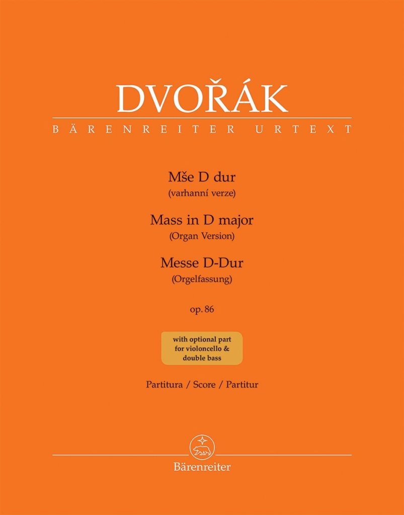 Mše D dur op. 86: varhanní verze