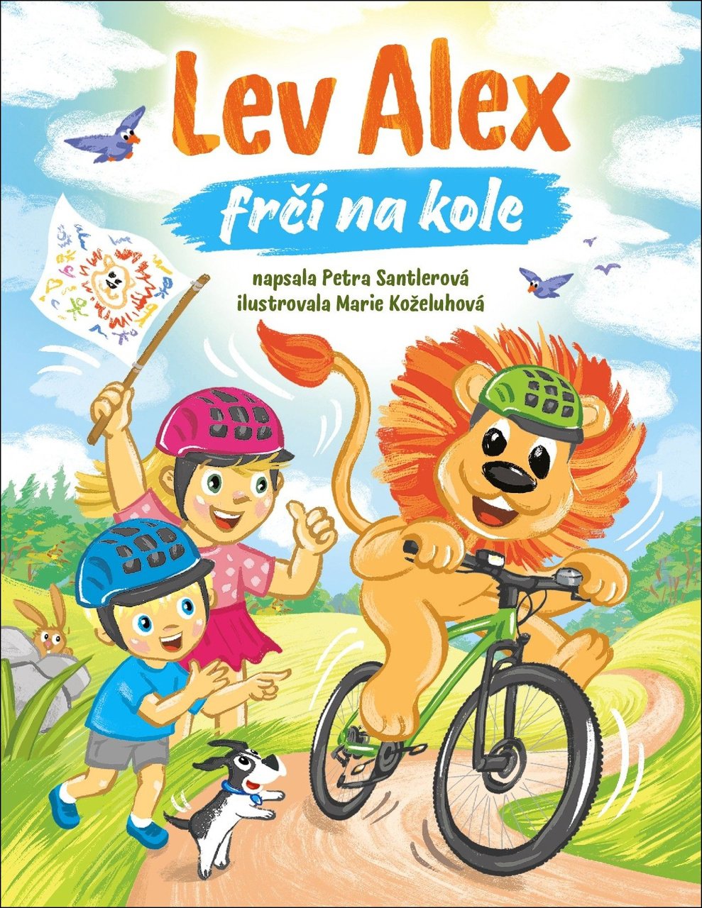 Lev Alex frčí na kole