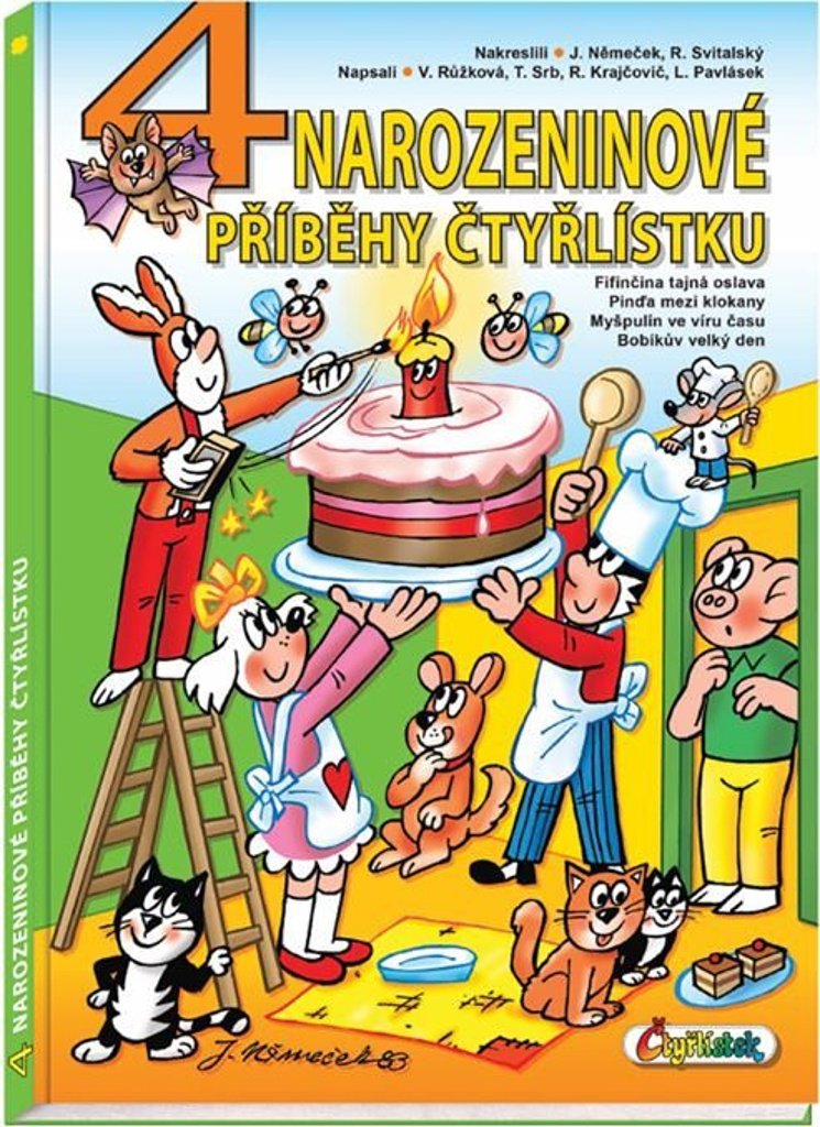 4 narozeninové příběhy Čtyřlístku