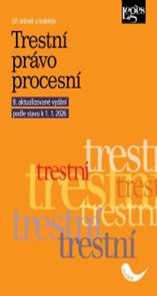 Trestní právo procesní: 8. aktualizované vydání