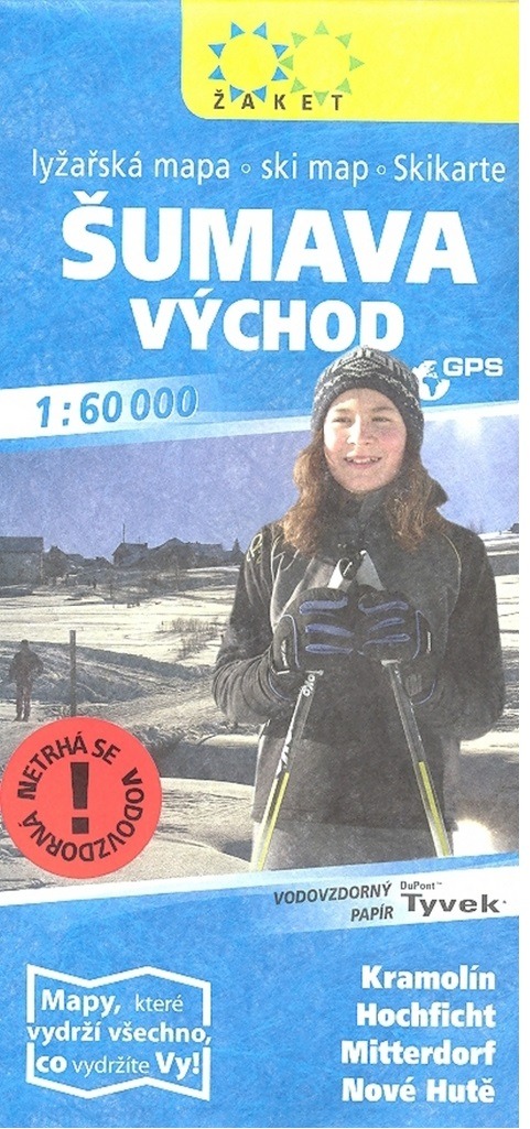 Šumava východ: lyžařská mapa 1:60 000