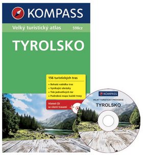 Tyrolsko: Velký turistický atlas 1:5000 000