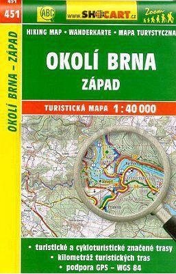 Okolí Brna západ 1:40 000: SC 451