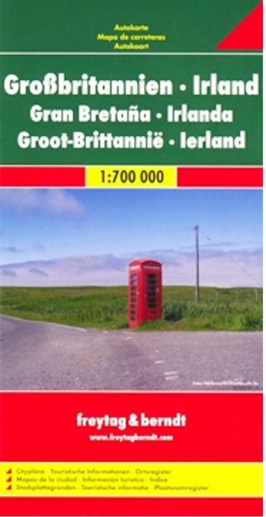 Velká Británie Irsko 1:700 000