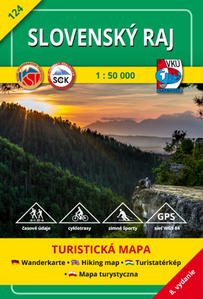 Slovenský raj 1 : 50 000: 124 Turistická mapa