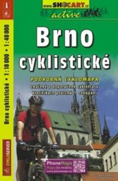Kniha Brno cyklistické 1:18 000, 1: 40 000